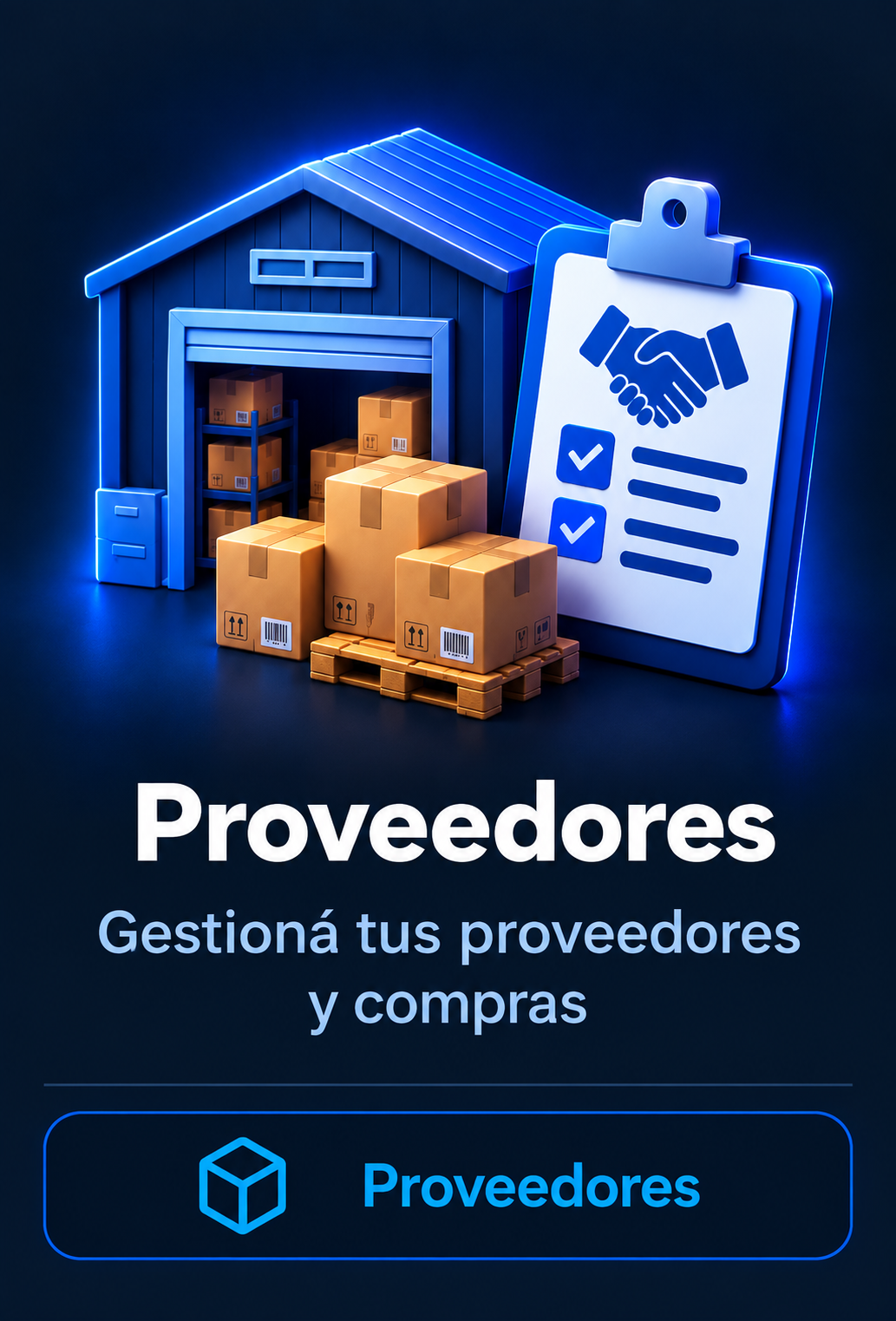 Proveedores, sección en desarrollo